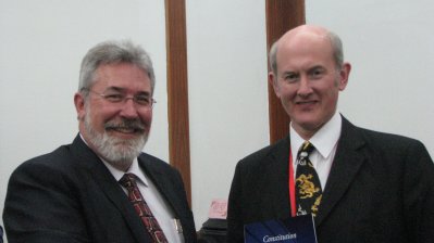 Ian Cullis Receives Constitution